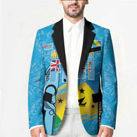 Personalised Malampa Fiji Day 2026 Blazer Unique Style LT05 - Polynesian Pride