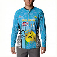 Personalised Malampa Fiji Day 2026 Button Sweatshirt Unique Style LT05 - Polynesian Pride