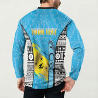Personalised Malampa Fiji Day 2026 Button Sweatshirt Unique Style LT05 - Polynesian Pride