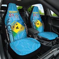 Malampa Fiji Day 2026 Car Seat Cover Unique Style LT05 One Size Blue - Polynesian Pride