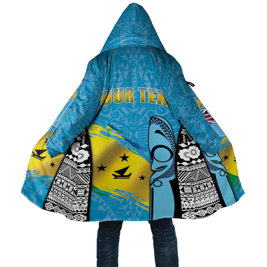 Personalised Malampa Fiji Day 2026 Cloak Unique Style LT05 Unisex Blue - Polynesian Pride