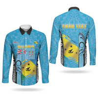 Personalised Malampa Fiji Day 2026 Couples Matching Mermaid Dress and Long Sleeve Button Shirt Unique Style LT05 - Polynesian Pride