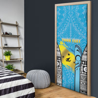 Personalised Malampa Fiji Day 2026 Door Cover Unique Style LT05 - Polynesian Pride
