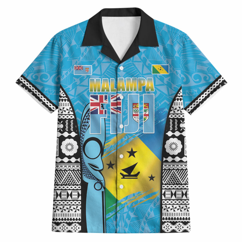 Personalised Malampa Fiji Day 2026 Hawaiian Shirt Unique Style LT05 Blue - Polynesian Pride
