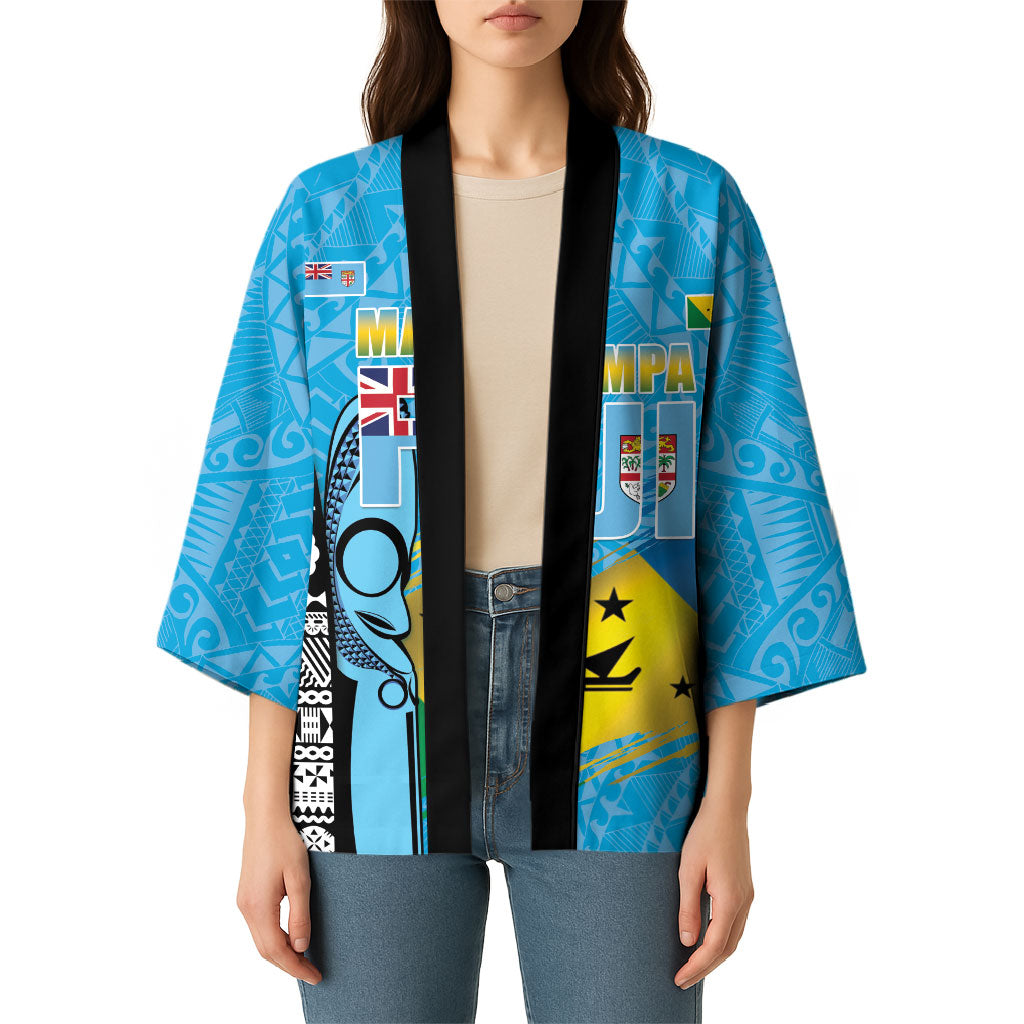 Personalised Malampa Fiji Day 2026 Kimono Unique Style LT05 - Polynesian Pride