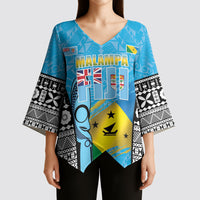 Personalised Malampa Fiji Day 2026 Kimono Sleeve Blouse Unique Style LT05 - Polynesian Pride