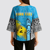 Personalised Malampa Fiji Day 2026 Kimono Sleeve Blouse Unique Style LT05 - Polynesian Pride