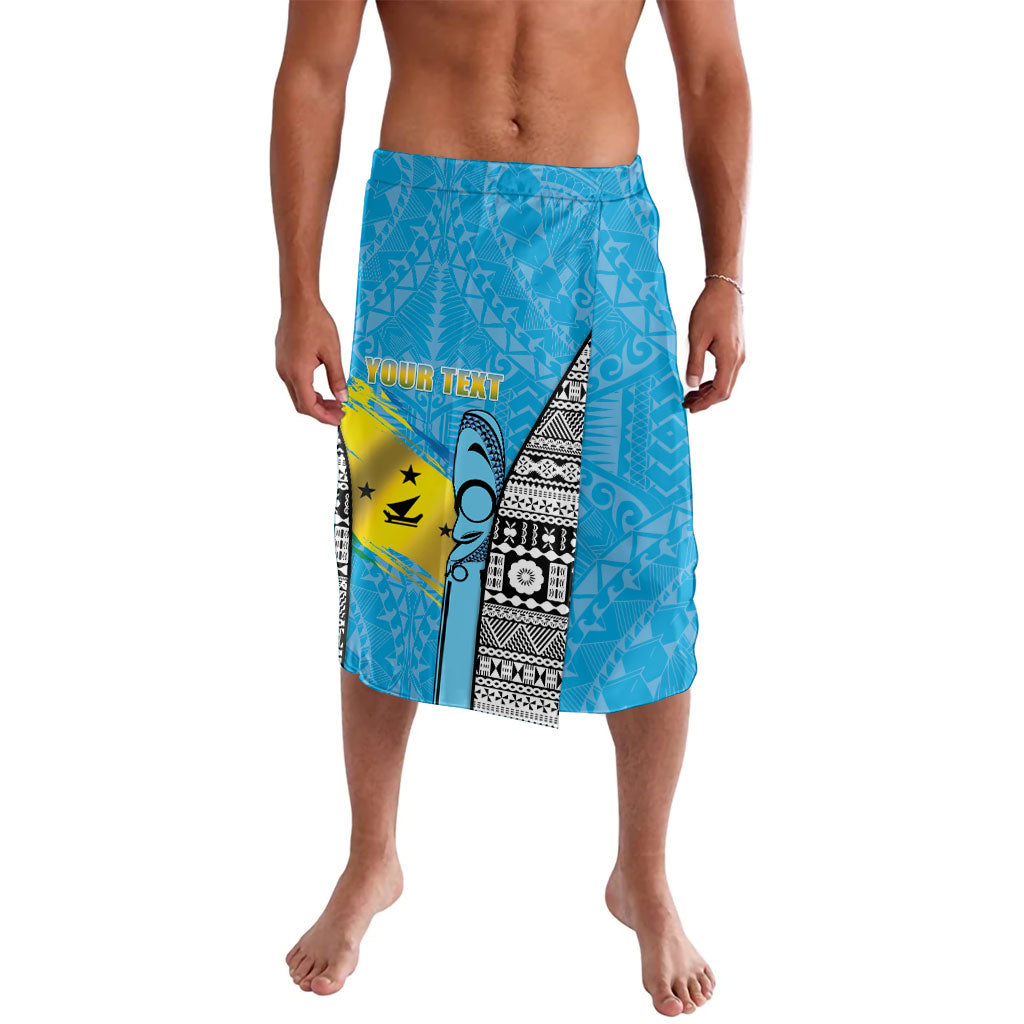 Personalised Malampa Fiji Day 2026 Lavalava Unique Style LT05 Blue - Polynesian Pride
