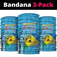 Malampa Fiji Day 2026 Neck Gaiter Unique Style LT05 package One Size: 25*50cm Blue - Polynesian Pride