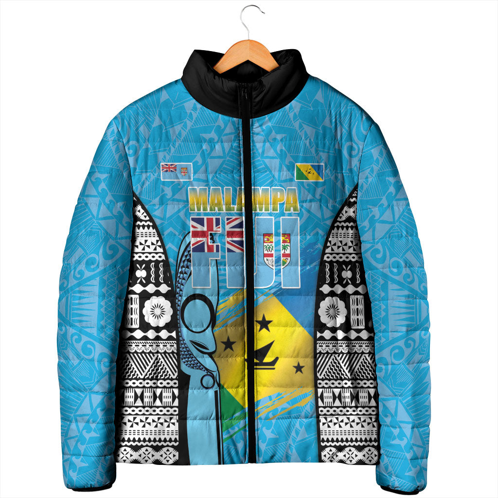 Personalised Malampa Fiji Day 2026 Padded Jacket Unique Style LT05 - Polynesian Pride