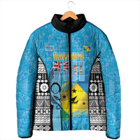 Personalised Malampa Fiji Day 2026 Padded Jacket Unique Style LT05 - Polynesian Pride
