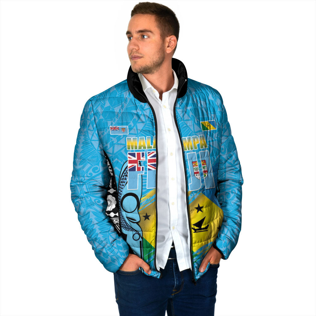 Personalised Malampa Fiji Day 2026 Padded Jacket Unique Style LT05 - Polynesian Pride