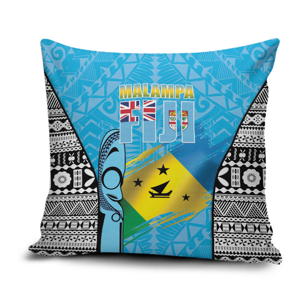 Malampa Fiji Day 2026 Pillow Cover Unique Style LT05 Blue - Polynesian Pride