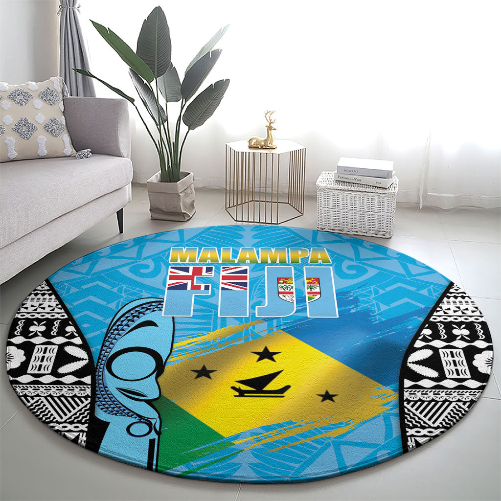 Malampa Fiji Day 2026 Round Carpet Unique Style LT05 - Polynesian Pride