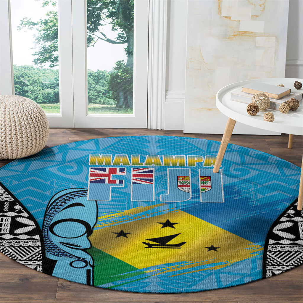 Malampa Fiji Day 2026 Round Carpet Unique Style LT05 - Polynesian Pride