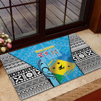 Malampa Fiji Day 2026 Rubber Doormat Unique Style LT05 - Polynesian Pride