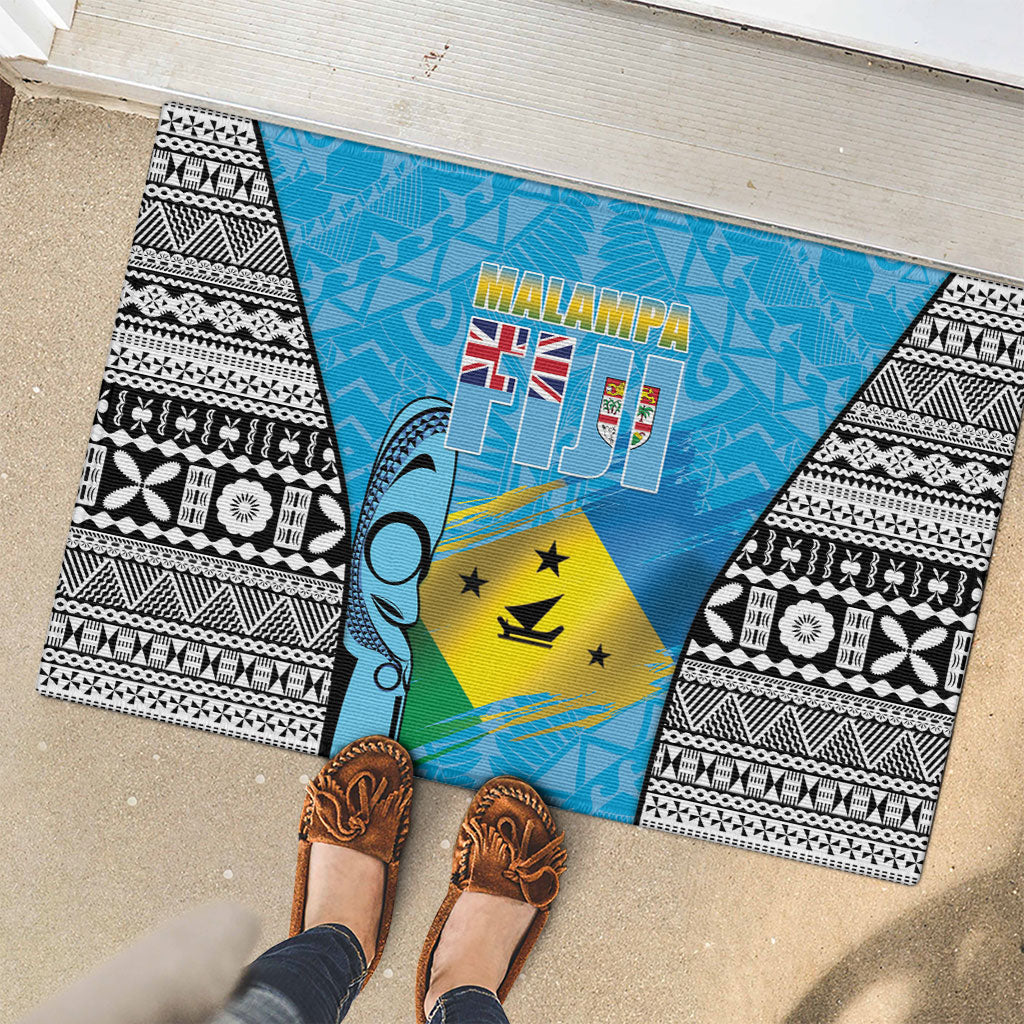 Malampa Fiji Day 2026 Rubber Doormat Unique Style LT05 - Polynesian Pride
