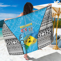 Malampa Fiji Day 2026 Sarong Unique Style LT05 One Size 44 x 66 inches Blue - Polynesian Pride