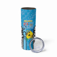 Personalised Malampa Fiji Day 2026 Skinny Tumbler Unique Style LT05 - Polynesian Pride