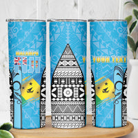 Personalised Malampa Fiji Day 2026 Skinny Tumbler Unique Style LT05 - Polynesian Pride