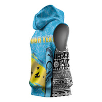 Personalised Malampa Fiji Day 2026 Sleeveless Hoodie Unique Style LT05 - Polynesian Pride