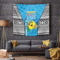 Malampa Fiji Day 2026 Tapestry Unique Style LT05 Blue - Polynesian Pride
