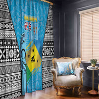 Malampa Fiji Day 2026 Window Curtain Unique Style LT05 - Polynesian Pride