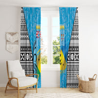 Malampa Fiji Day 2026 Window Curtain Unique Style LT05 - Polynesian Pride