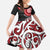 New Zealand Red Maori Koru Simple Style Family Matching Puletasi and Hawaiian Shirt