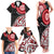 New Zealand Red Maori Koru Simple Style Family Matching Tank Maxi Dress and Hawaiian Shirt