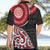 New Zealand Red Maori Koru Simple Style Hawaiian Shirt