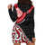 New Zealand Red Maori Koru Simple Style Hoodie Dress