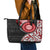 New Zealand Red Maori Koru Simple Style Leather Tote Bag