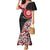 New Zealand Red Maori Koru Simple Style Mermaid Dress