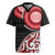 New Zealand Red Maori Koru Simple Style Rugby Jersey