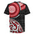 New Zealand Red Maori Koru Simple Style Rugby Jersey