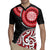 New Zealand Red Maori Koru Simple Style Rugby Jersey