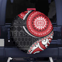 New Zealand Red Maori Koru Simple Style Spare Tire Cover LT05 - Polynesian Pride