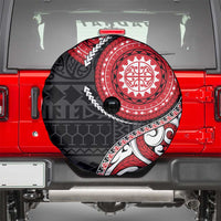 New Zealand Red Maori Koru Simple Style Spare Tire Cover LT05 - Polynesian Pride