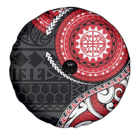 New Zealand Red Maori Koru Simple Style Spare Tire Cover LT05 - Polynesian Pride
