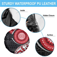 New Zealand Red Maori Koru Simple Style Spare Tire Cover LT05 - Polynesian Pride