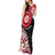 New Zealand Red Maori Koru Simple Style Tank Maxi Dress