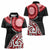 New Zealand Red Maori Koru Simple Style Women Polo Shirt