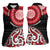 New Zealand Red Maori Koru Simple Style Women Sleeveless Polo Shirt