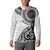 New Zealand White Maori Koru Simple Style Button Sweatshirt