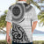 New Zealand White Maori Koru Simple Style Hawaiian Shirt