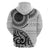 New Zealand White Maori Koru Simple Style Hoodie