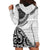 New Zealand White Maori Koru Simple Style Hoodie Dress