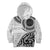 New Zealand White Maori Koru Simple Style Kid Hoodie