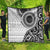 New Zealand White Maori Koru Simple Style Quilt